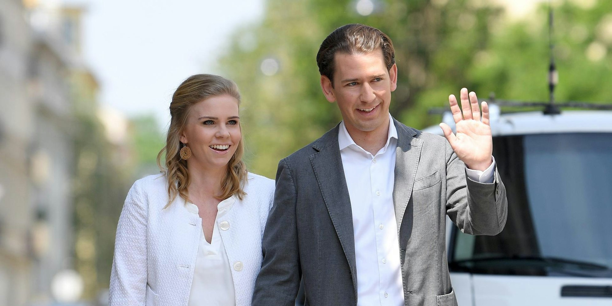 Sebastian Kurz und Susanne Thier