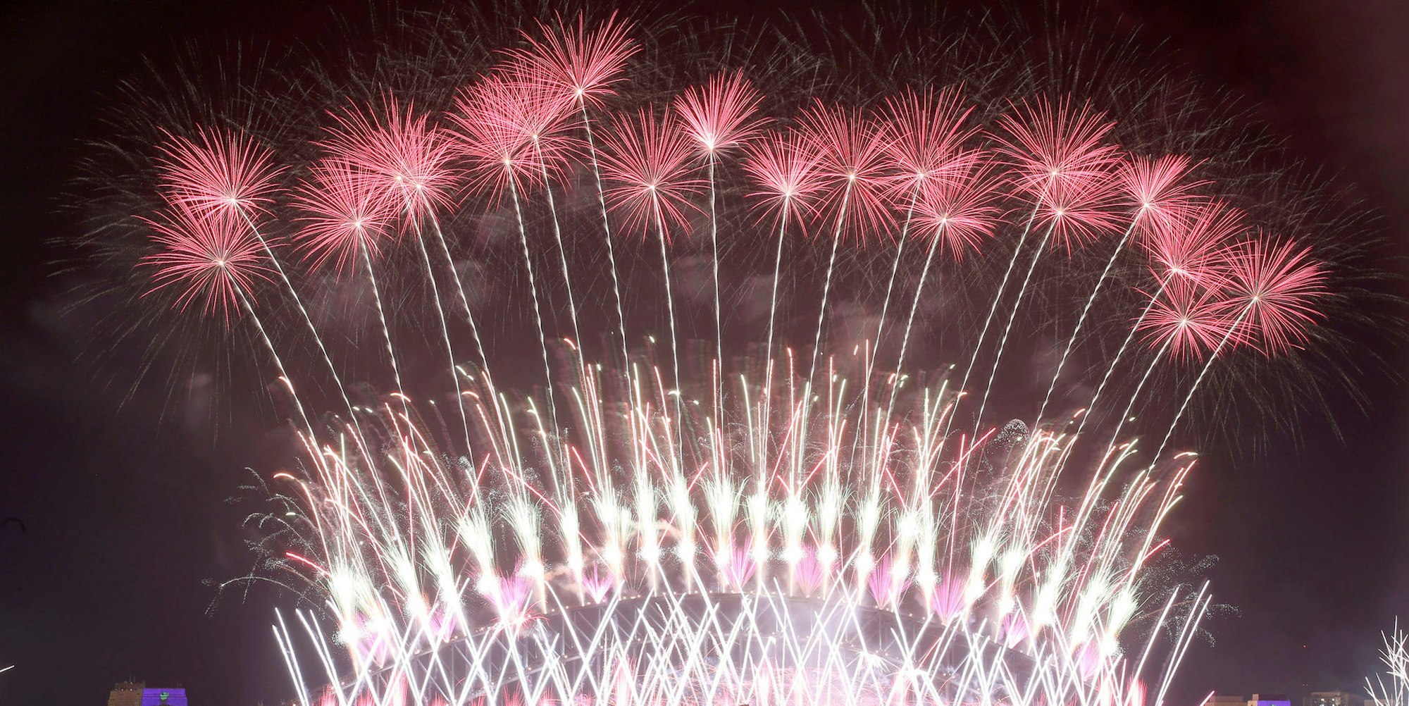 Sydney Harbour Bridge Feuerwerk dpa