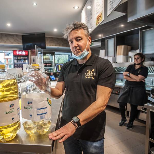 Schlebuscher Grill Öl wird knapp