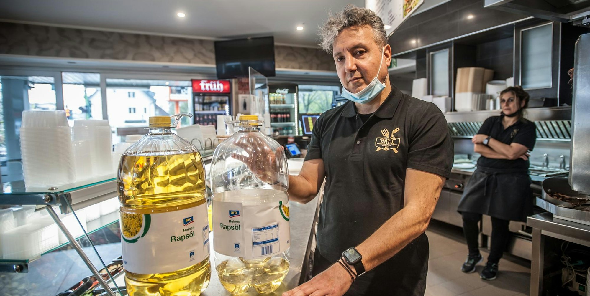 Schlebuscher Grill Öl wird knapp