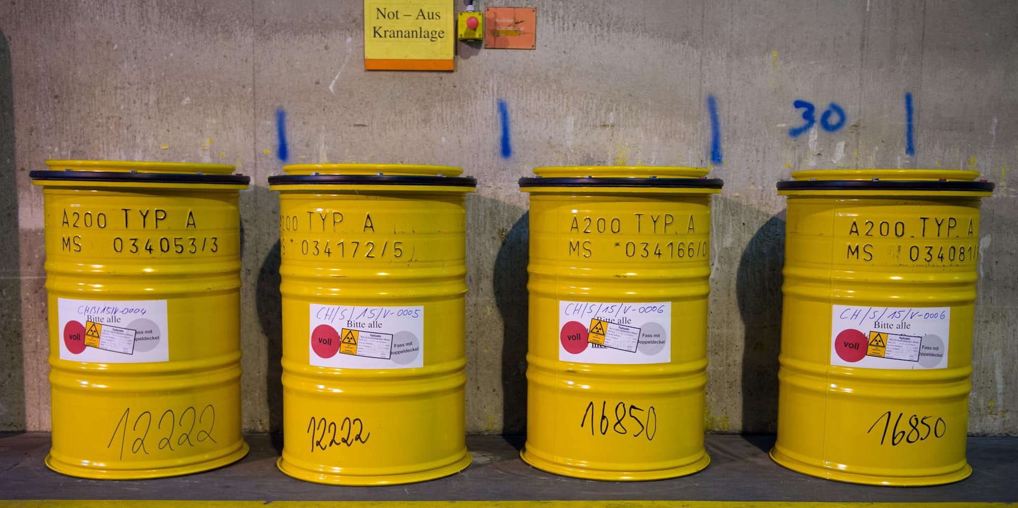Fässer Atommüll