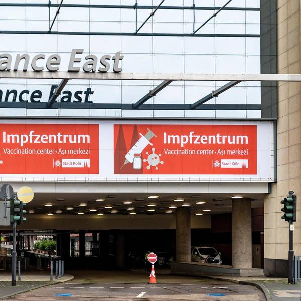 Impfzentrum von außen