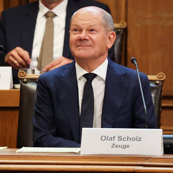 Olaf Scholz im U-Ausschuss