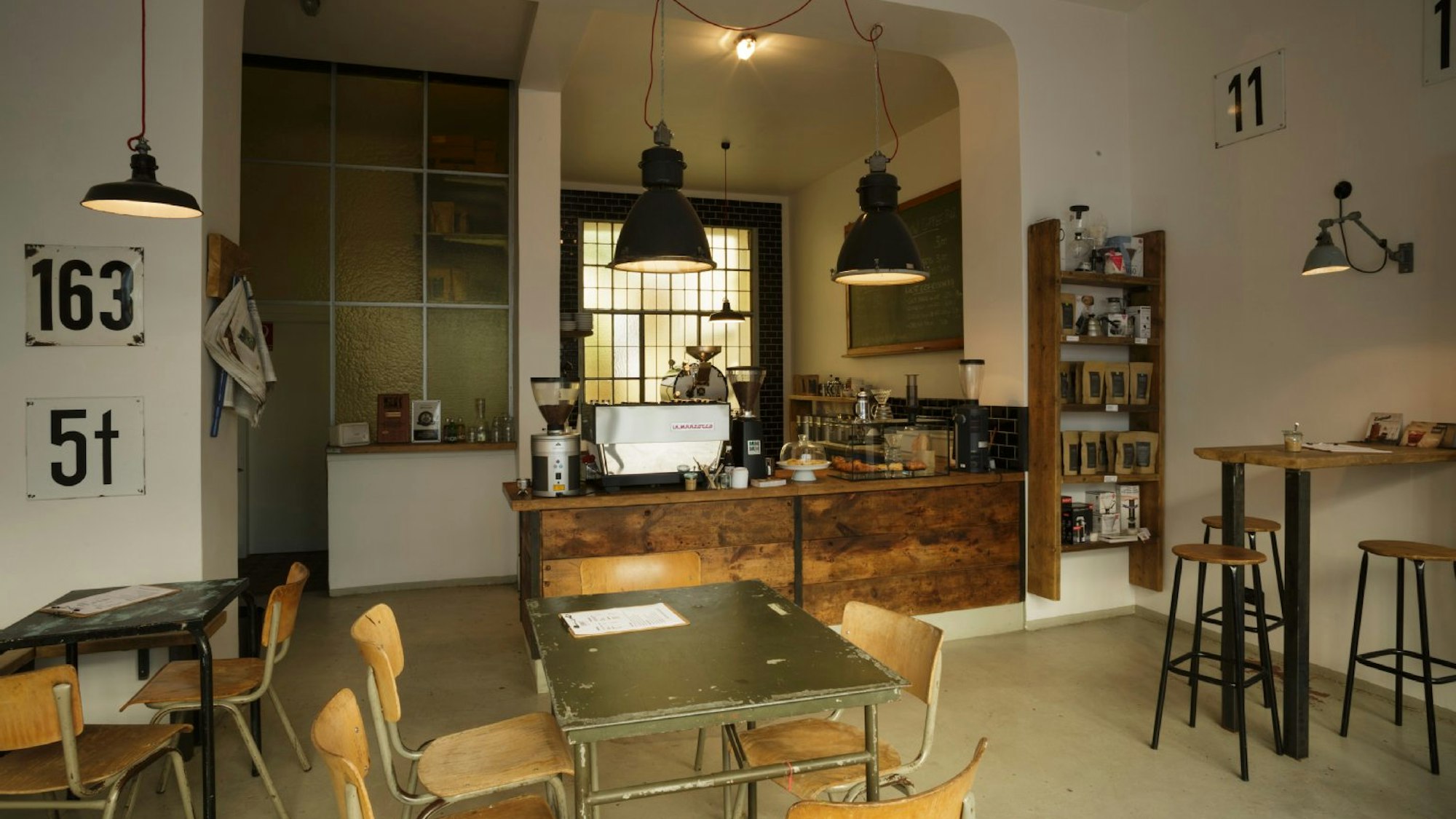 Das Café Ernst von innen.