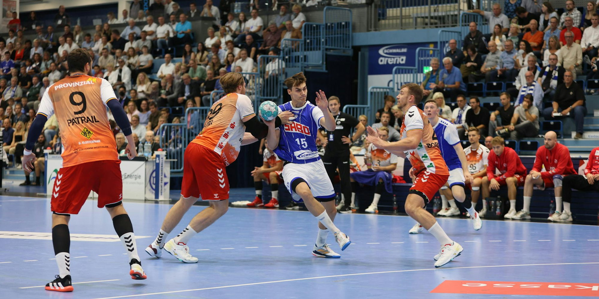 Miro Schluroff im Spiel für den Vfl Gummersbach