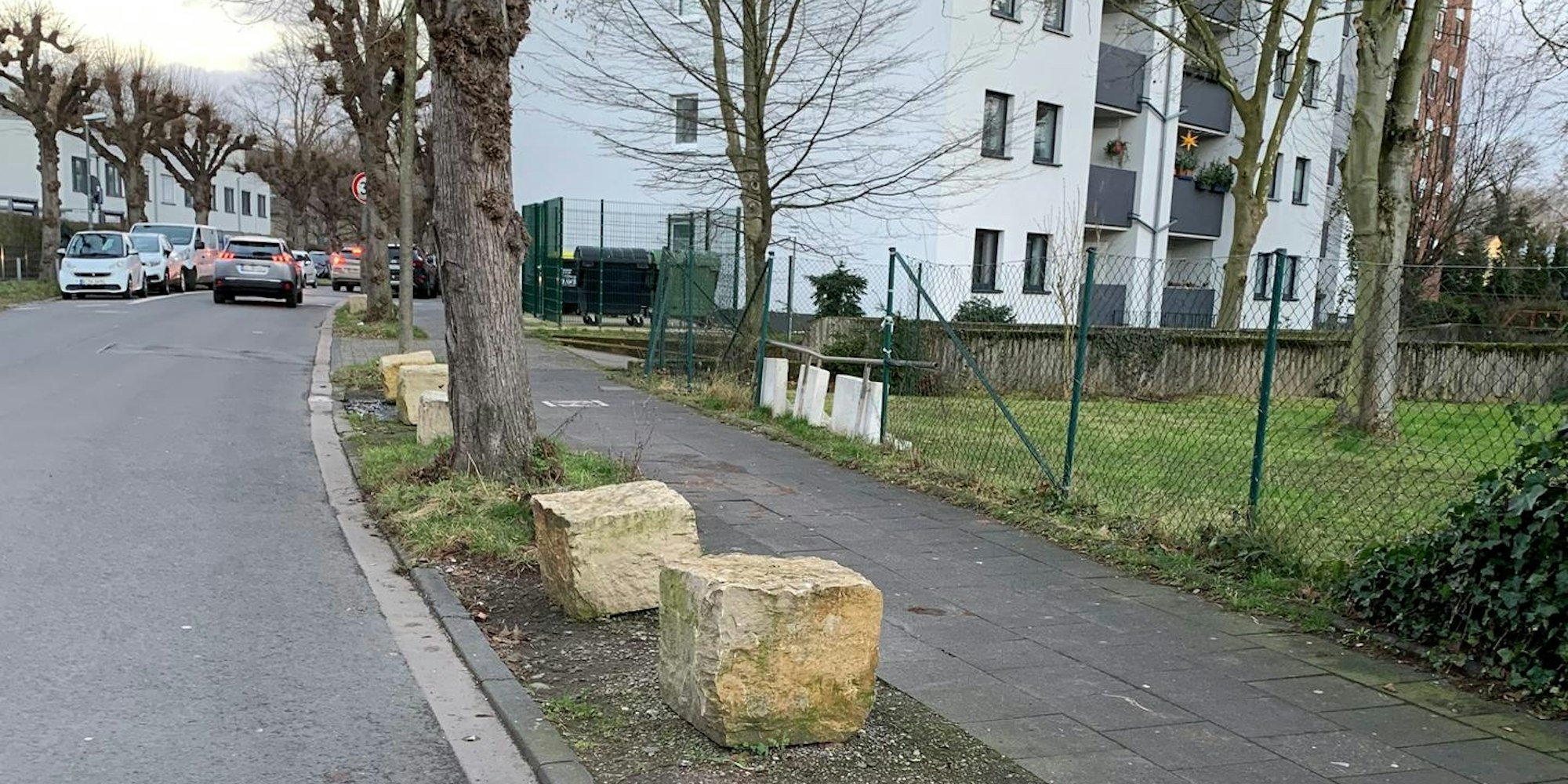 die ersten Quader sind da