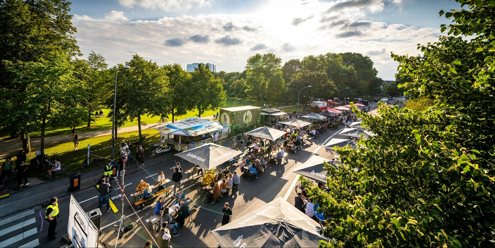 Biergarten Vogelsanger dpa