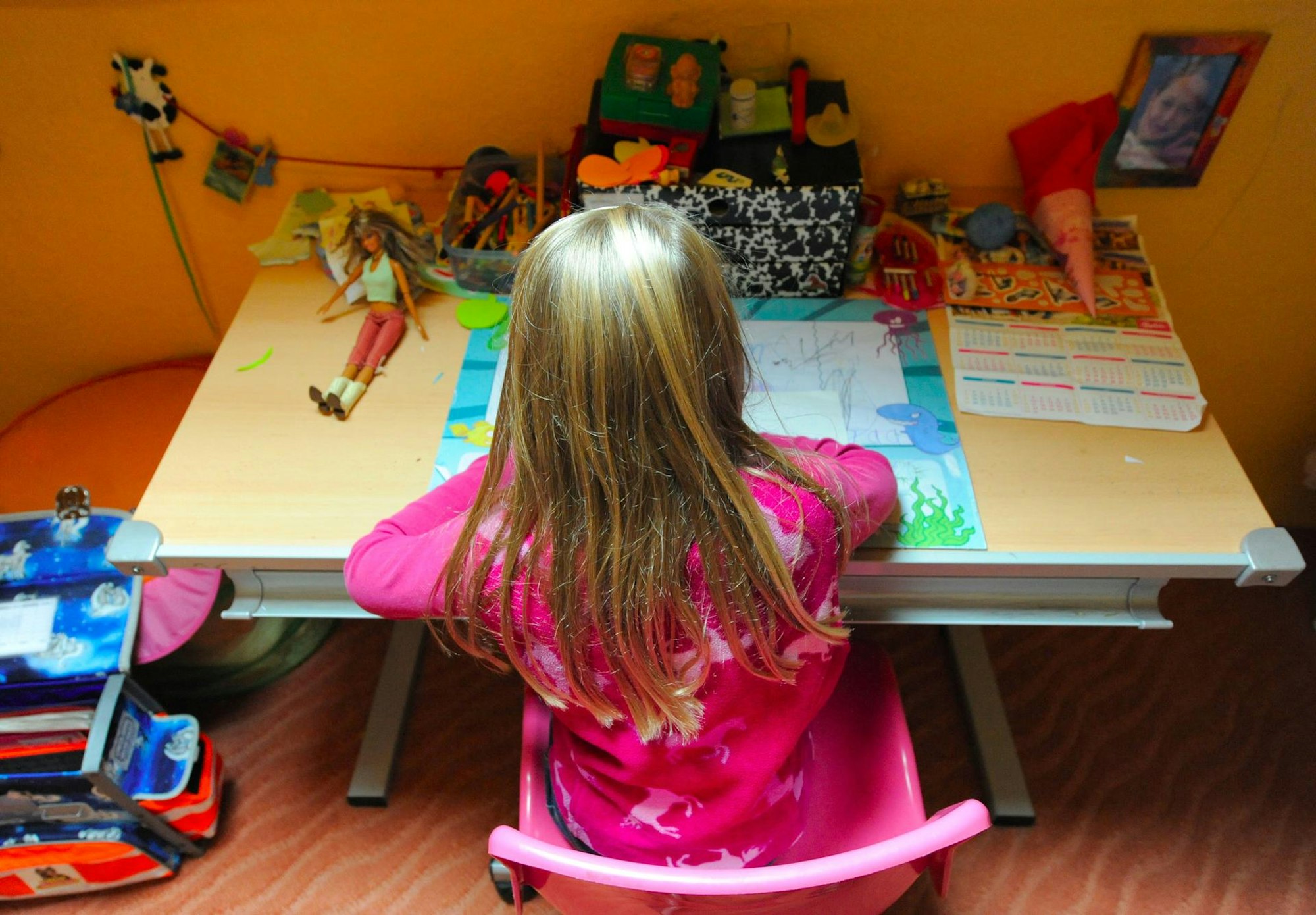 Hausaufgaben lernen Schüler