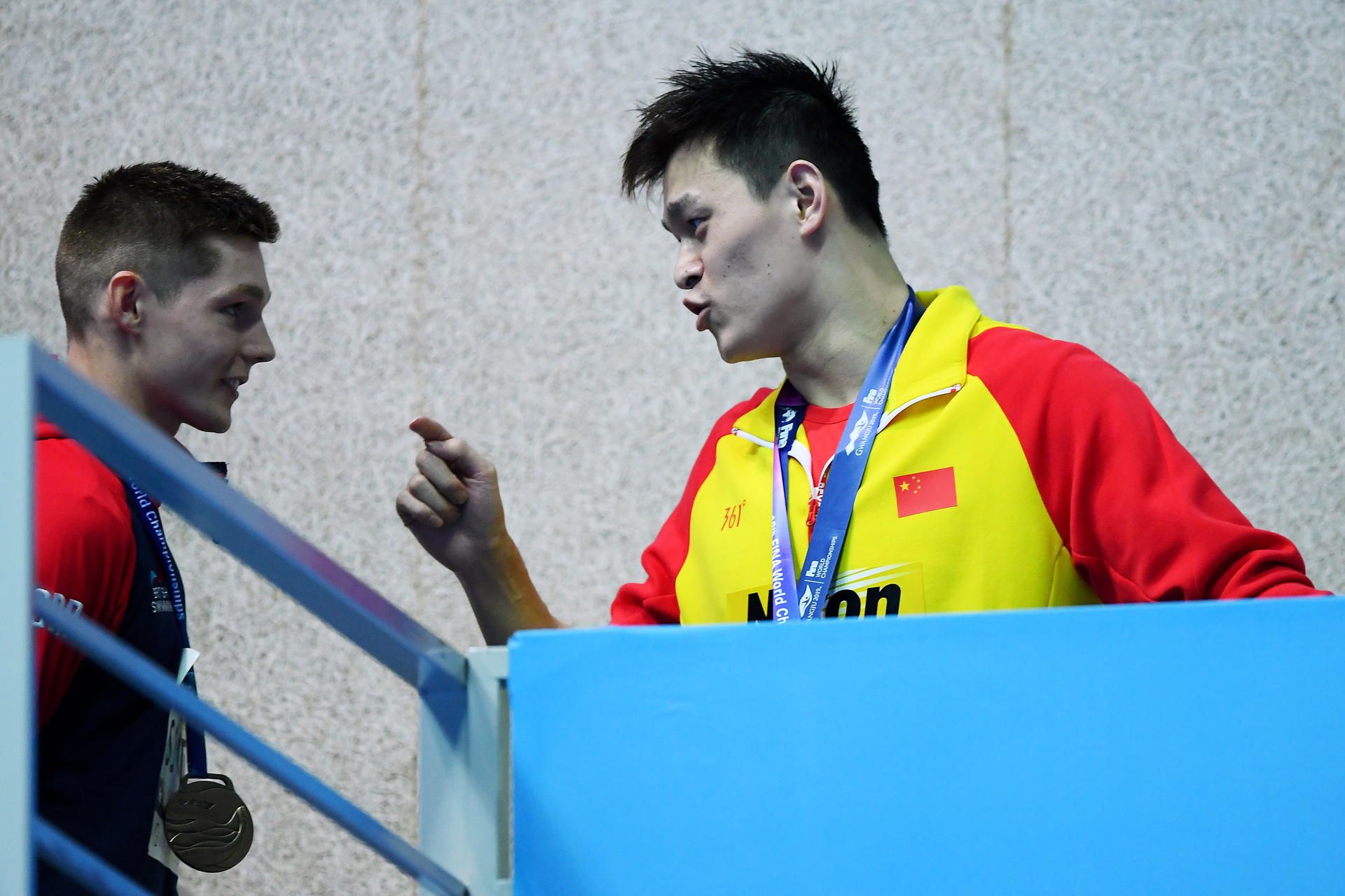 Sun Yang beschimpft Duncan Scott