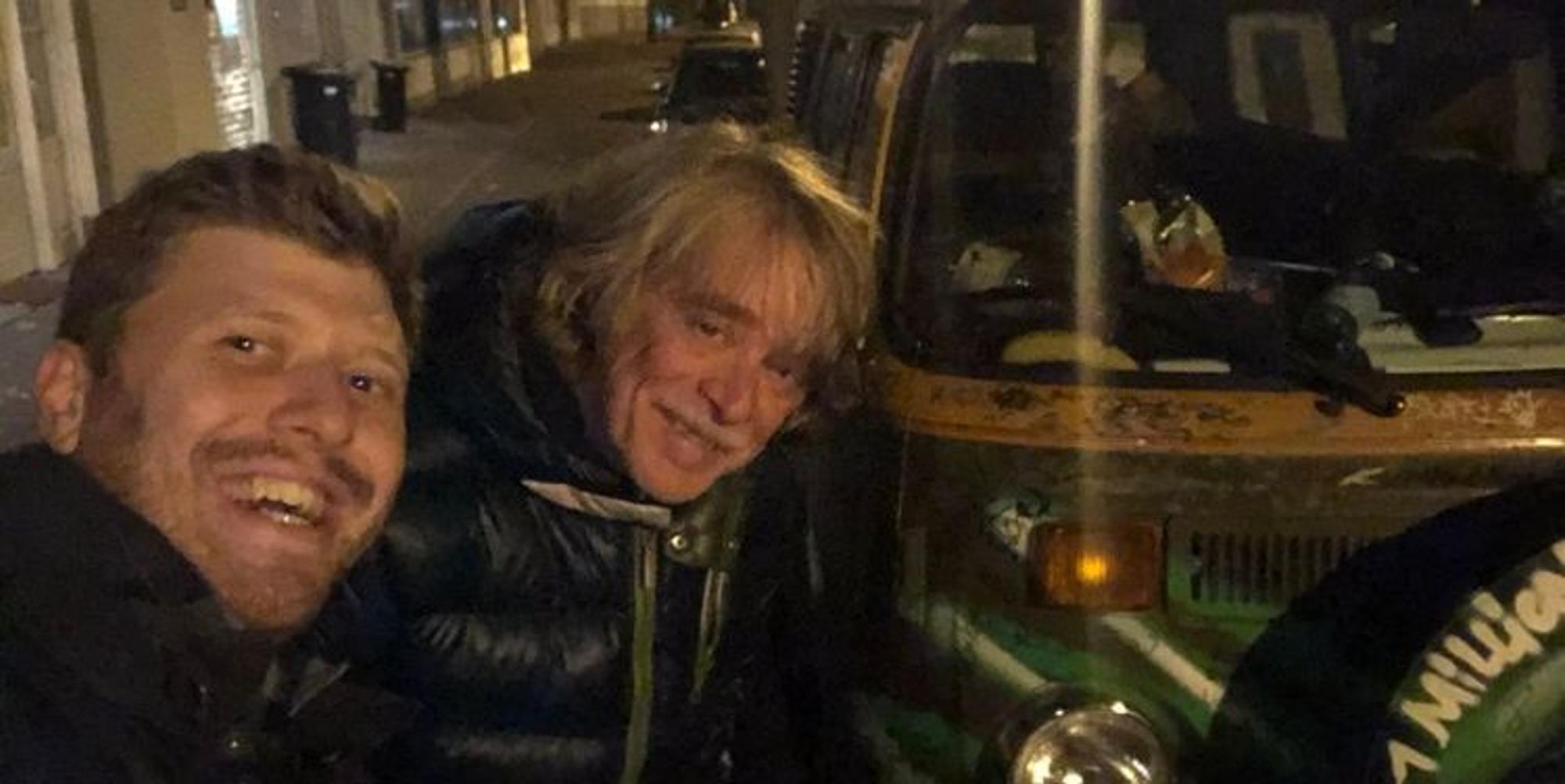 Grigorij Richters mit Helge Schneider