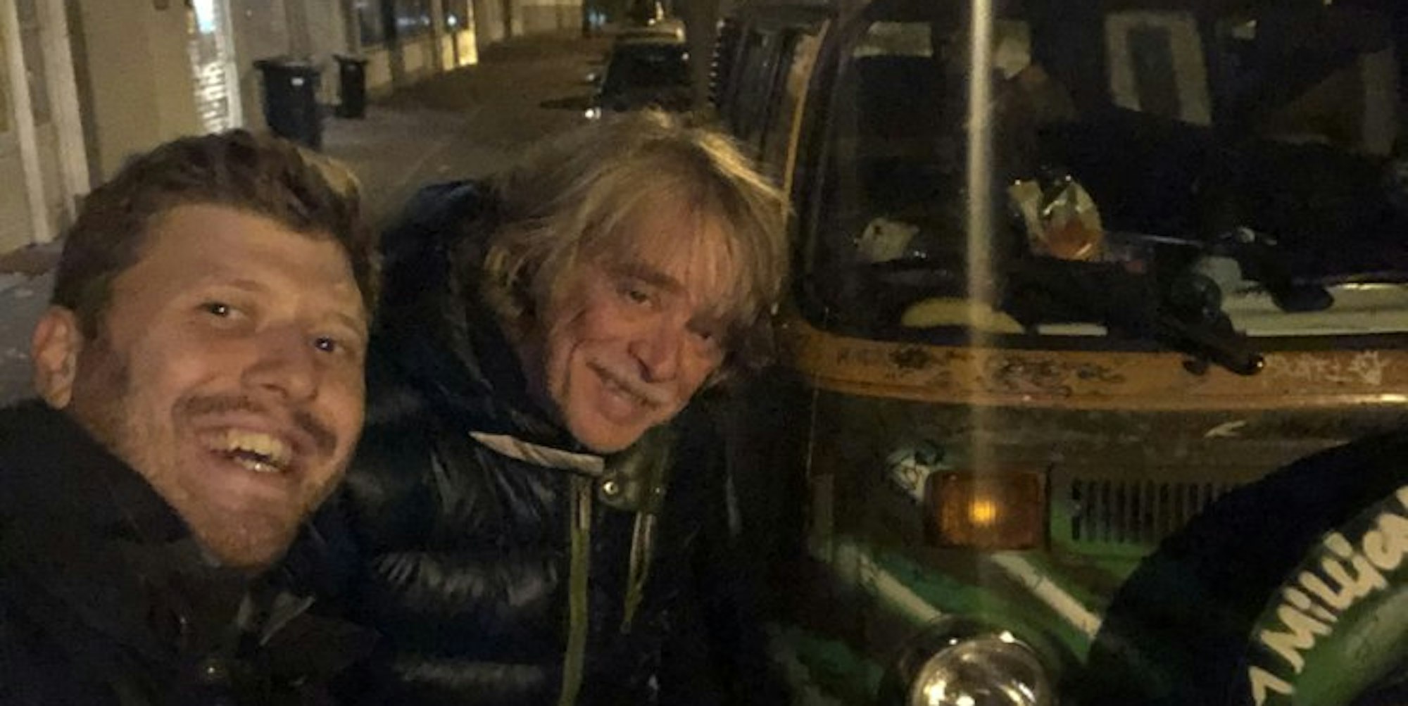 Grigorij Richters mit Helge Schneider