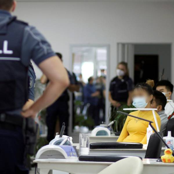 Nagelstdio Razzia gepixelt KRASNIQI