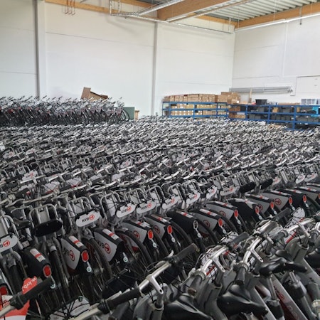 Zerstörte Leihräder