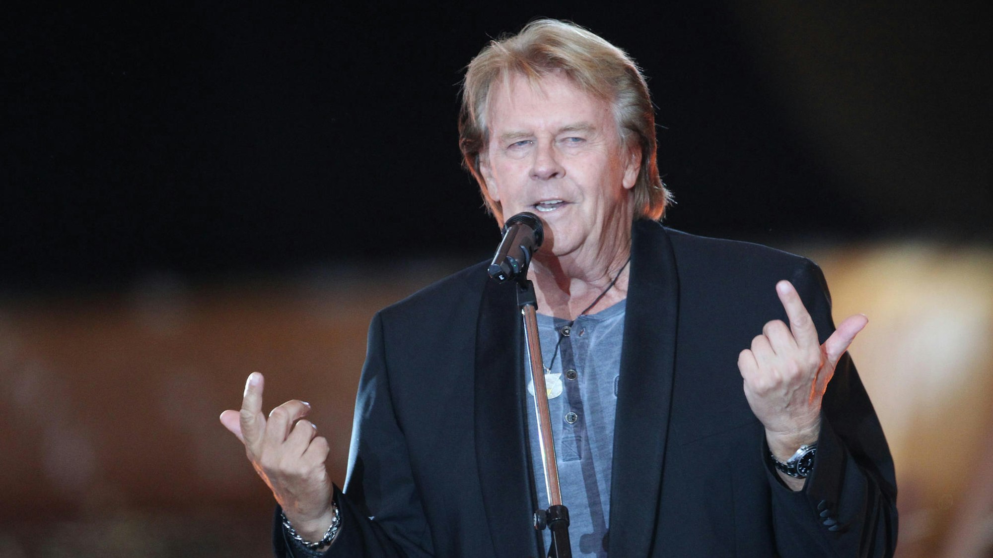 Howard Carpendale bei einem Live-Konzert.