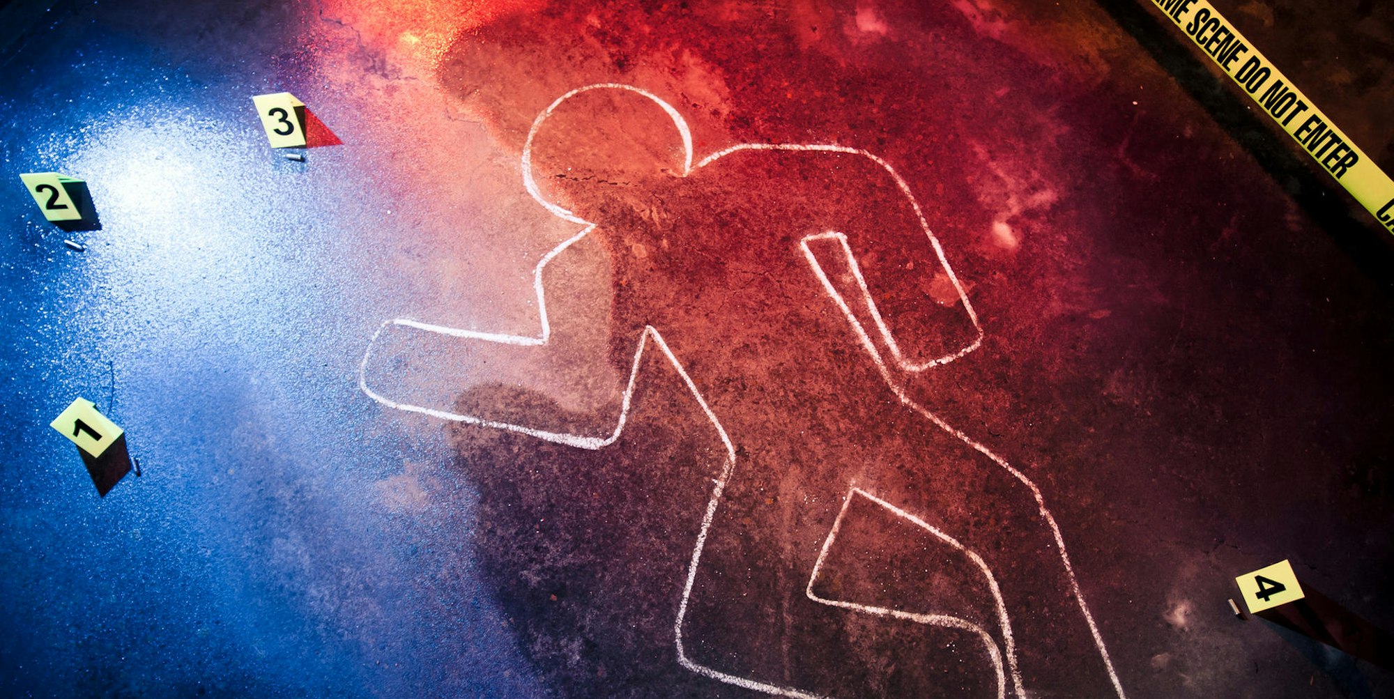 Weird Crimes_CrimeScene Menschenabdruck_Credit_fergregory_GettyImages-461995021