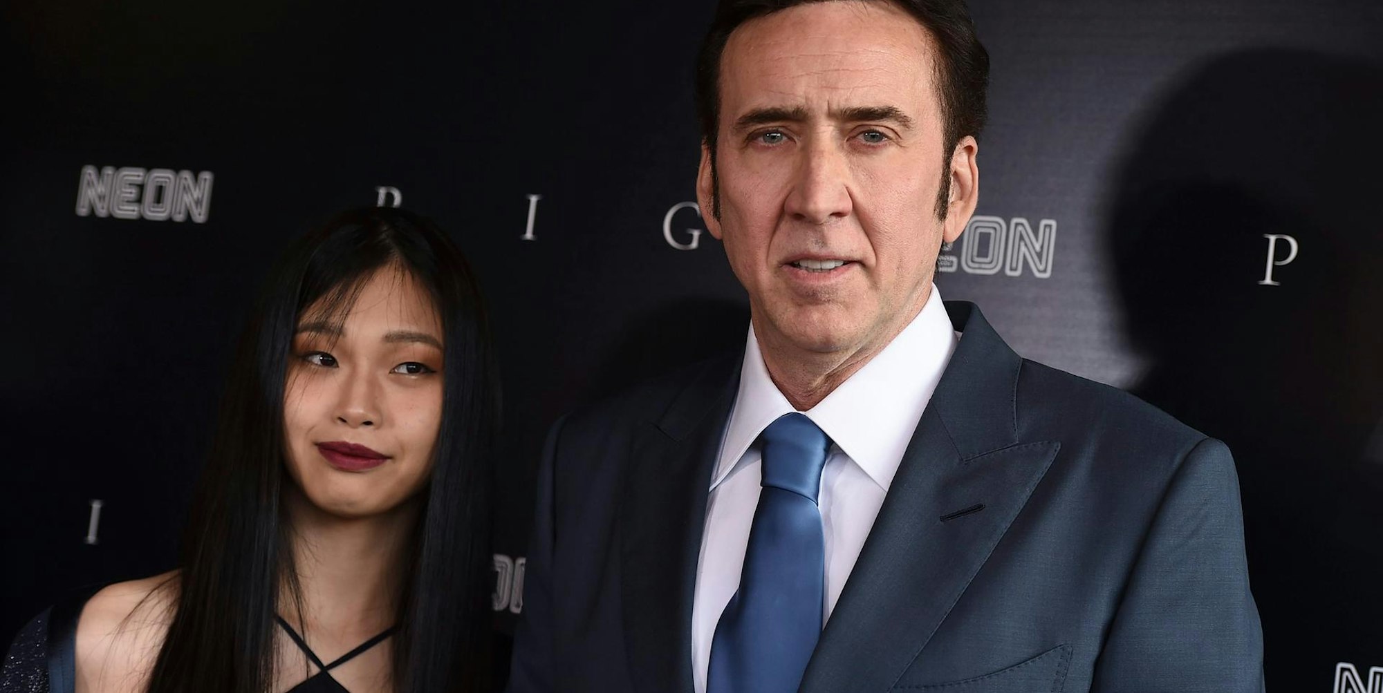 Nic Cage mit Ehefrau