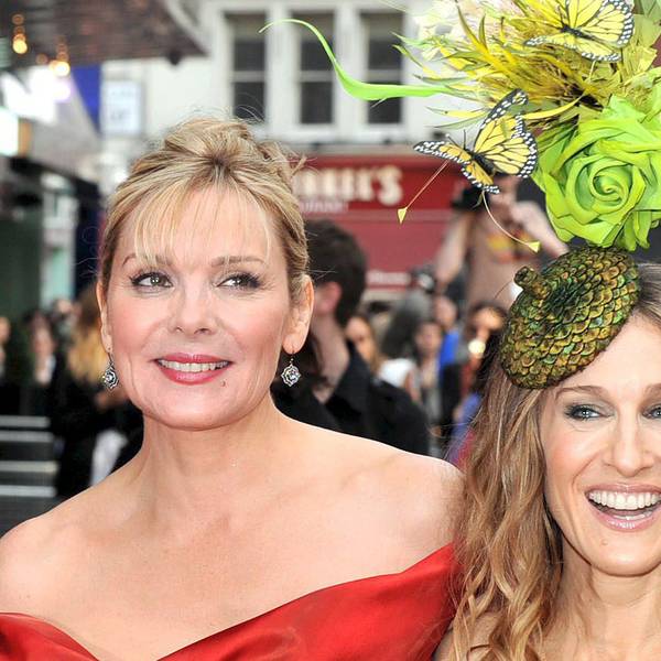 Kim Cattrall und Sarah Jessica Parker bei der Premiere von Sex and the City in London.