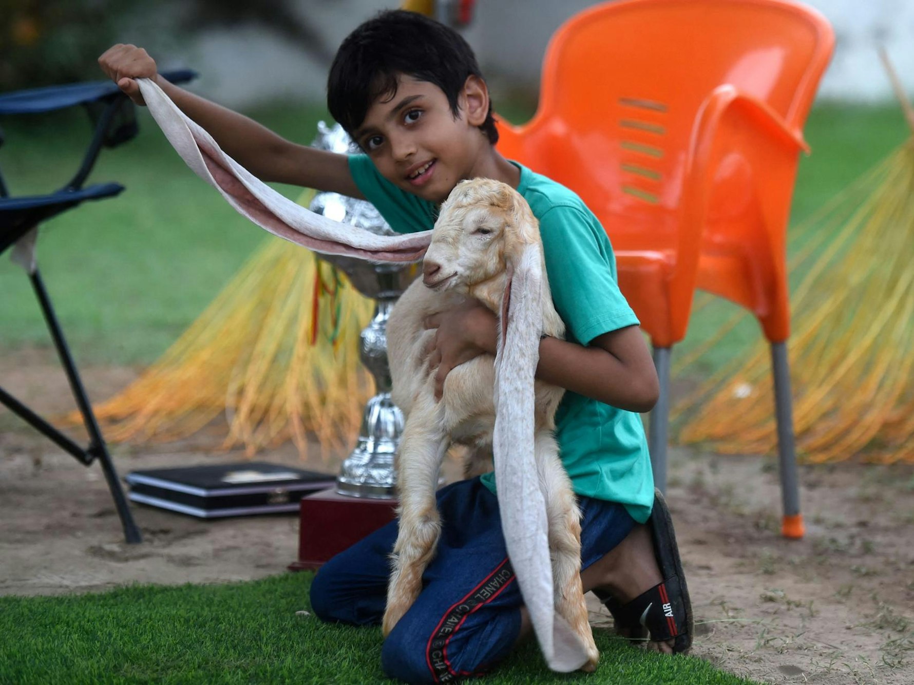 Ziege mit Kind afp 0707