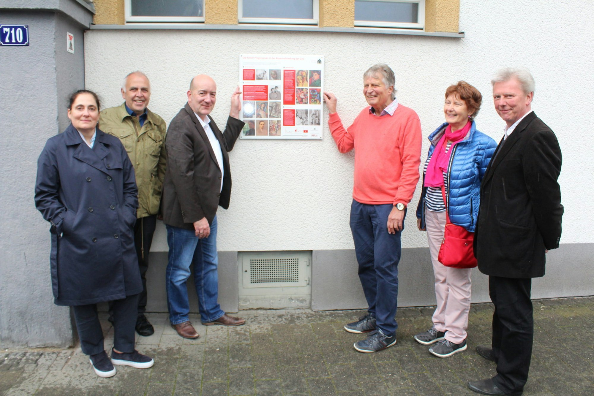 Informationstafel für die Kölner Progressiven