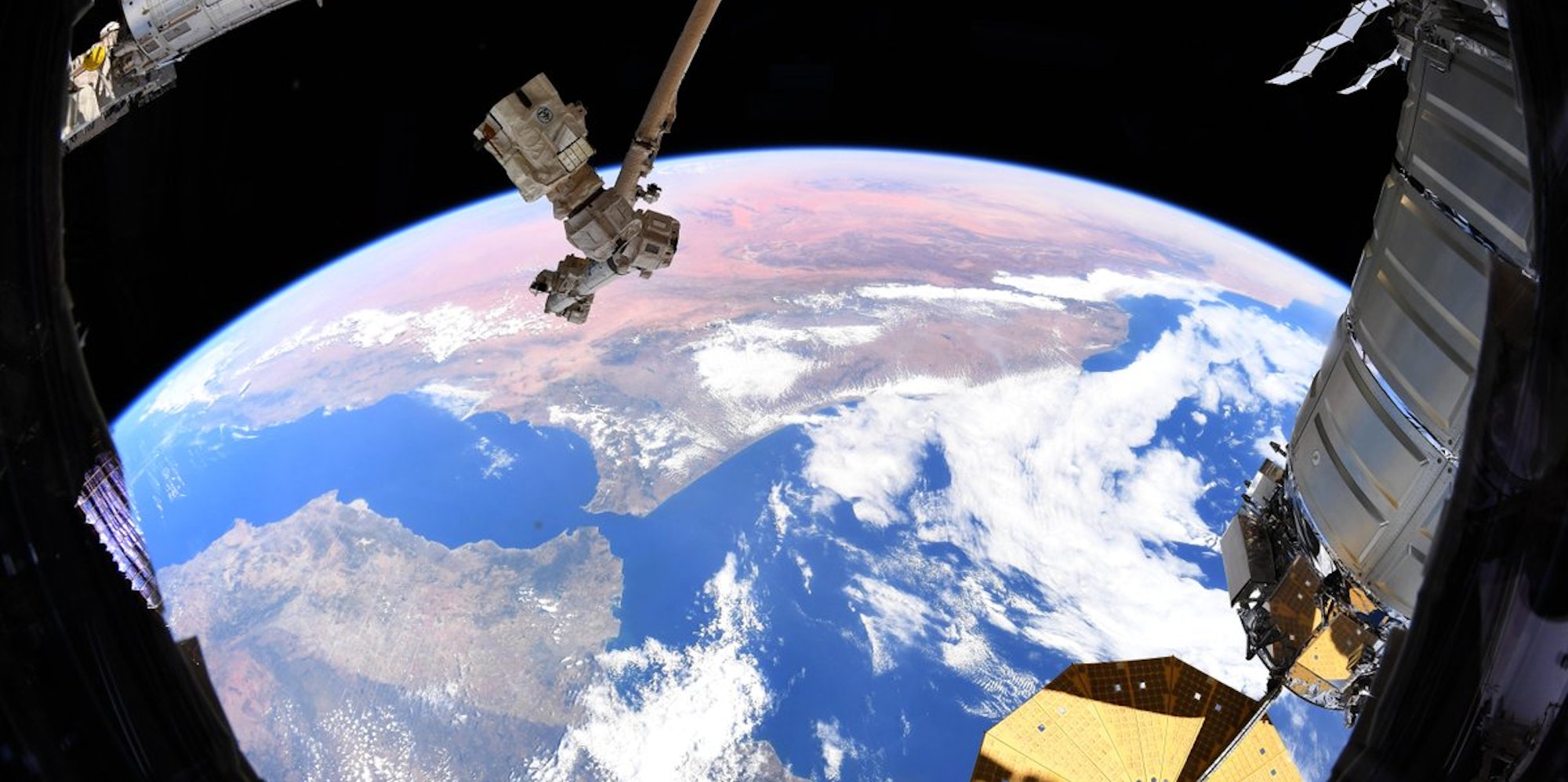 Blick aus der ISS