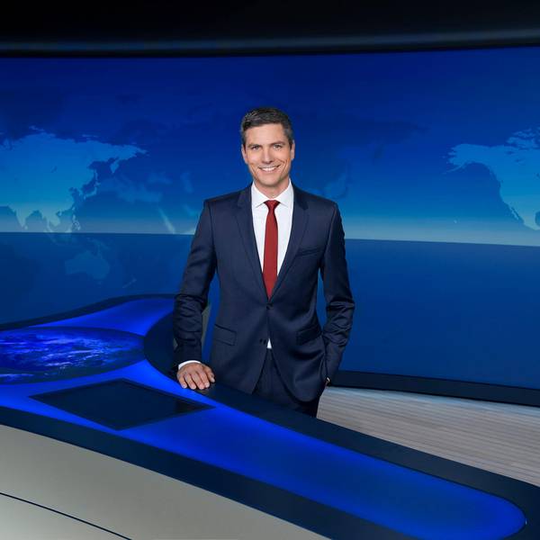 Ingo Zamperoni im „Tagesthemen“-Studio.