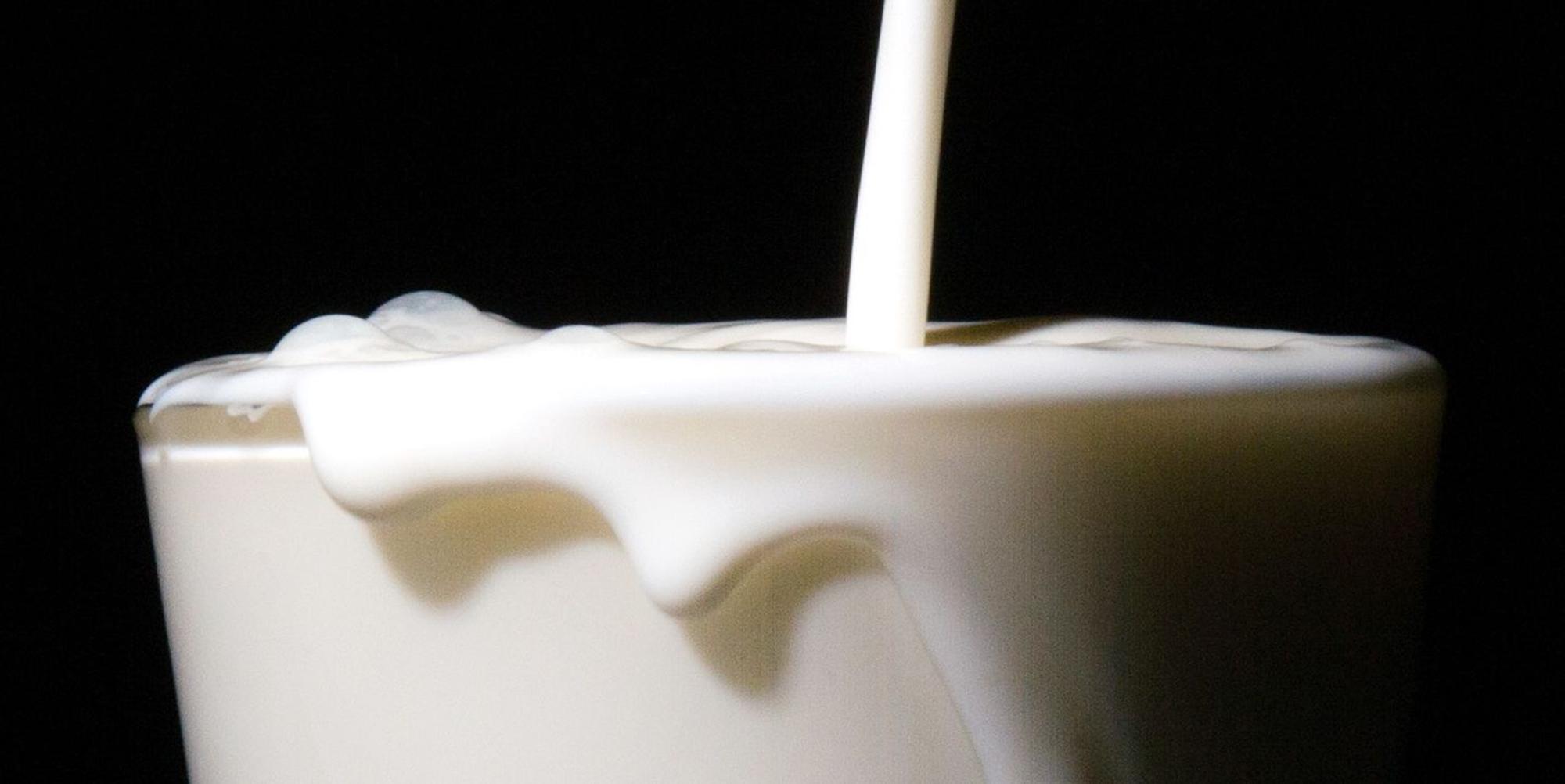 Milch Rückruf Symbol