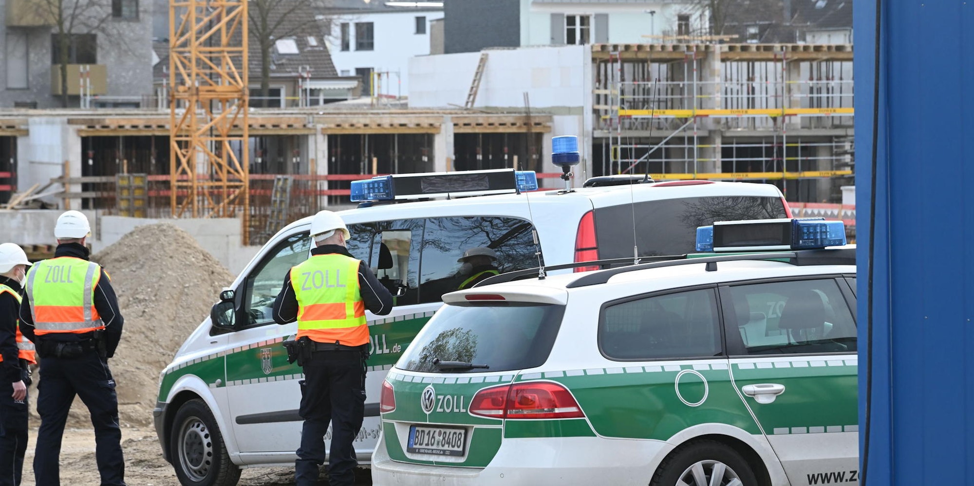 Baustelle „Stadtquartier 13“, Razzia Zoll 3