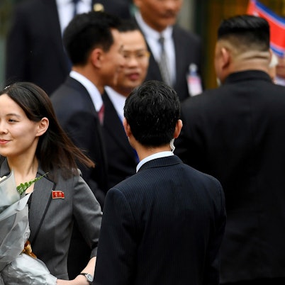 Kim Yo Jong Blumen