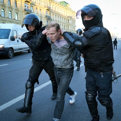 Protest Russland ap 240922
