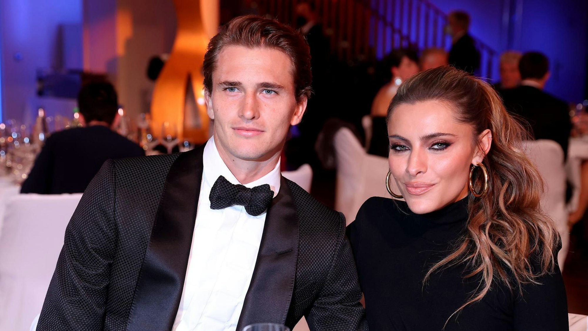 Alexander Zverev und Sophia Thomalla bei einer Gala.