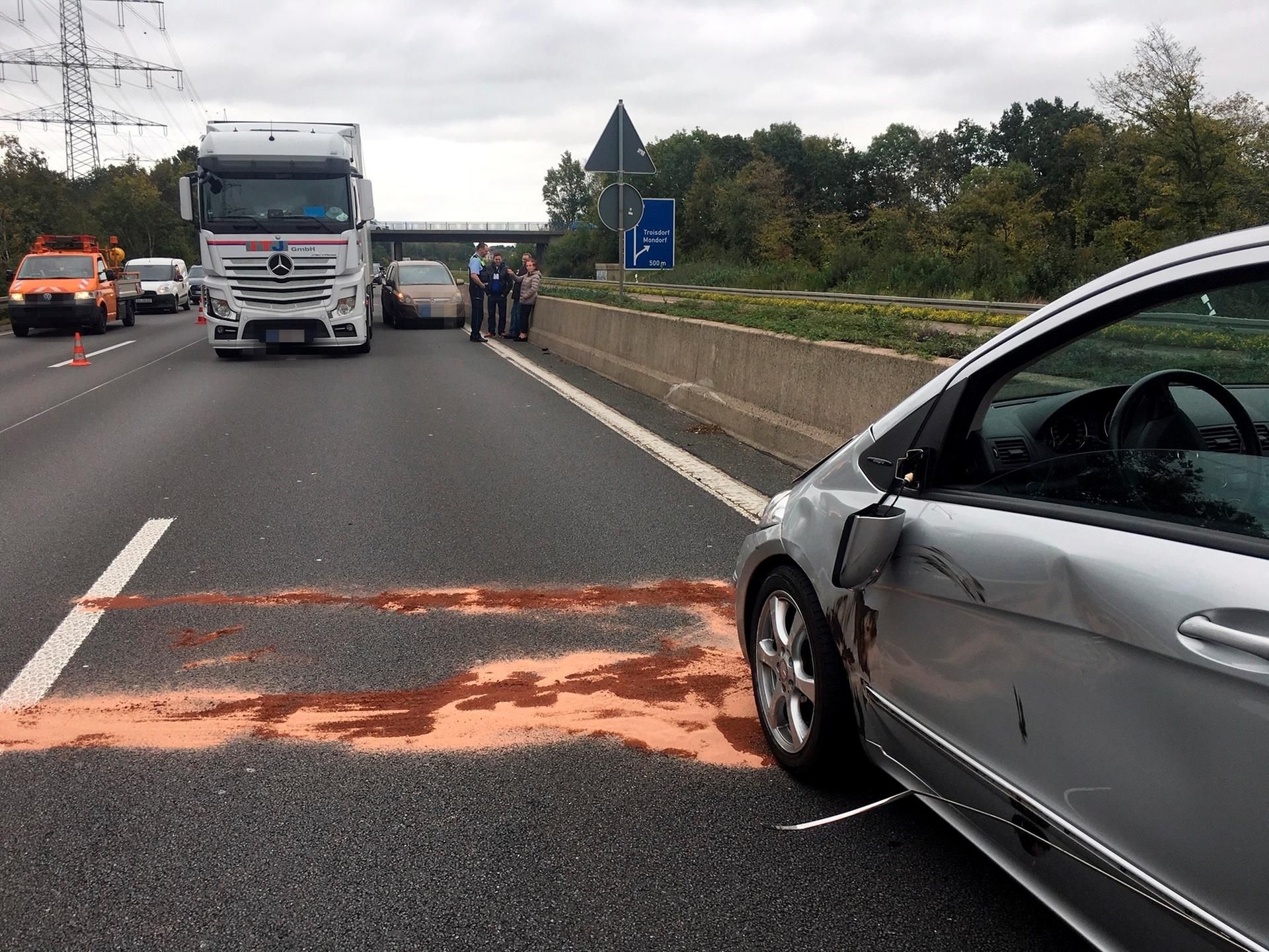 Unfall A59 Königswinter