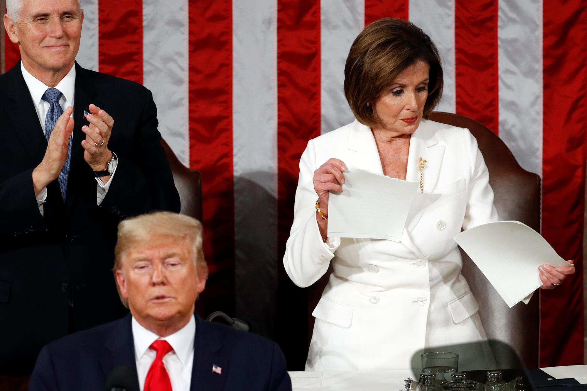 Pelosi neu Trump