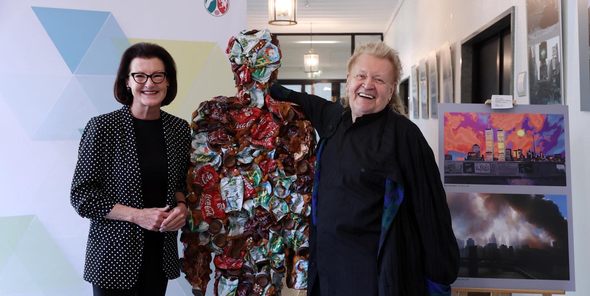 HA Schult und Gisela Walsken
