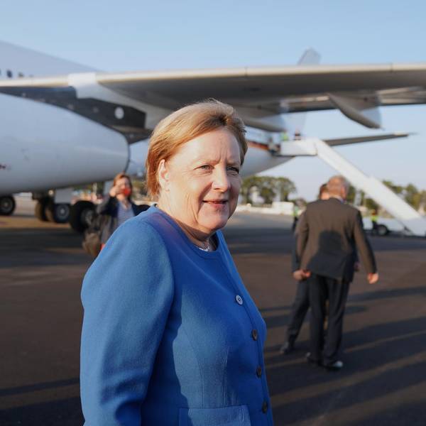 Merkel Airbus dpa