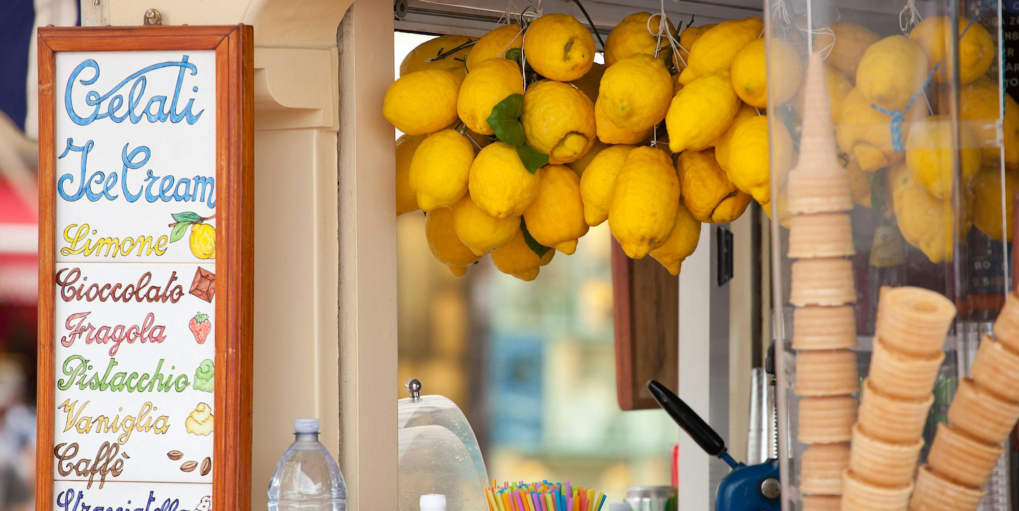 Speieseeis Wagen Italien IMAGO