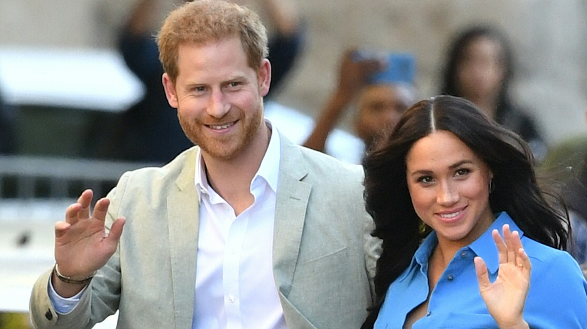 Prinz Harry und Herzogin Meghan bei einem Besuch in Südafrika.