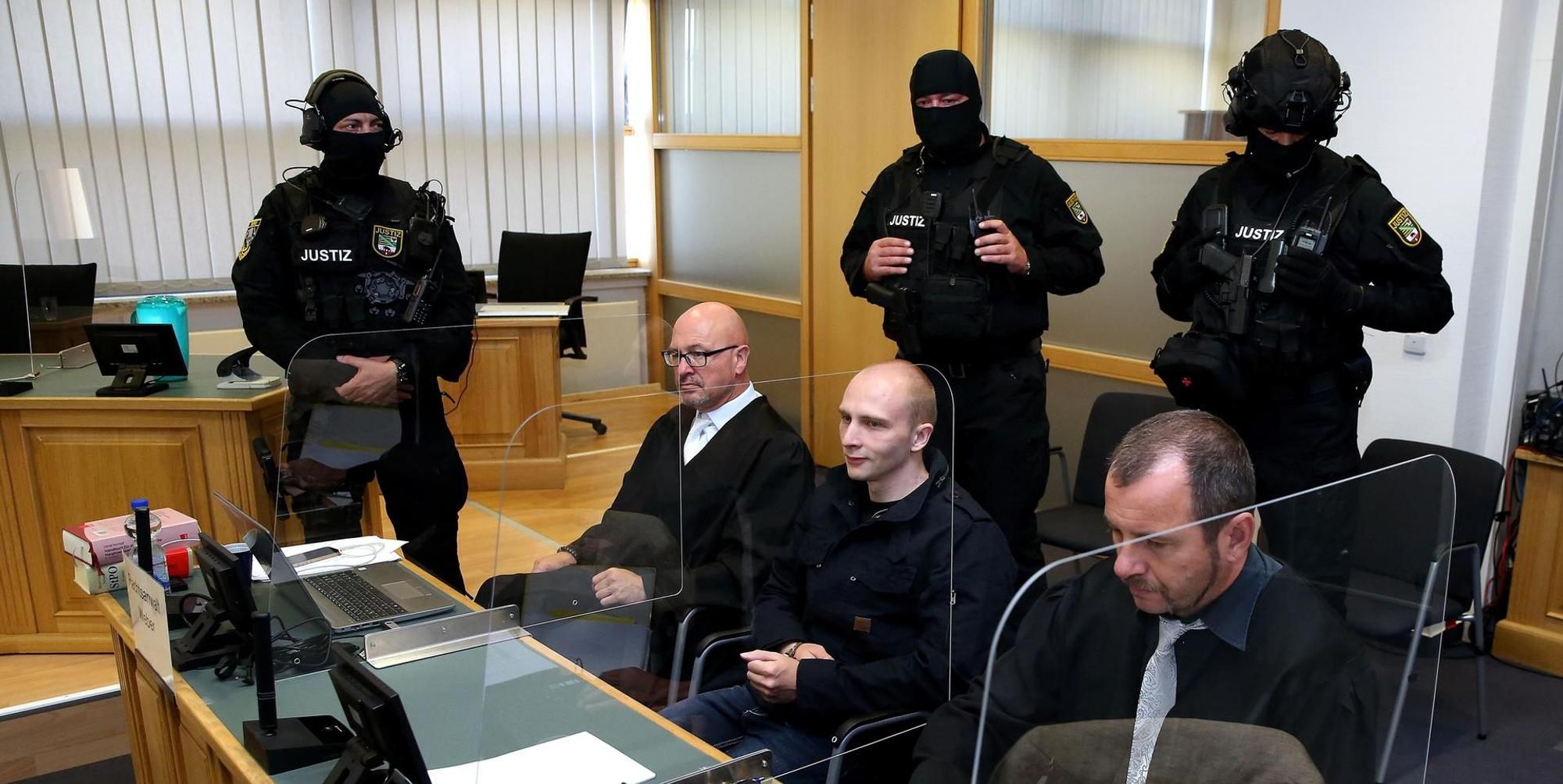 Prozess in Halle Angeklagter