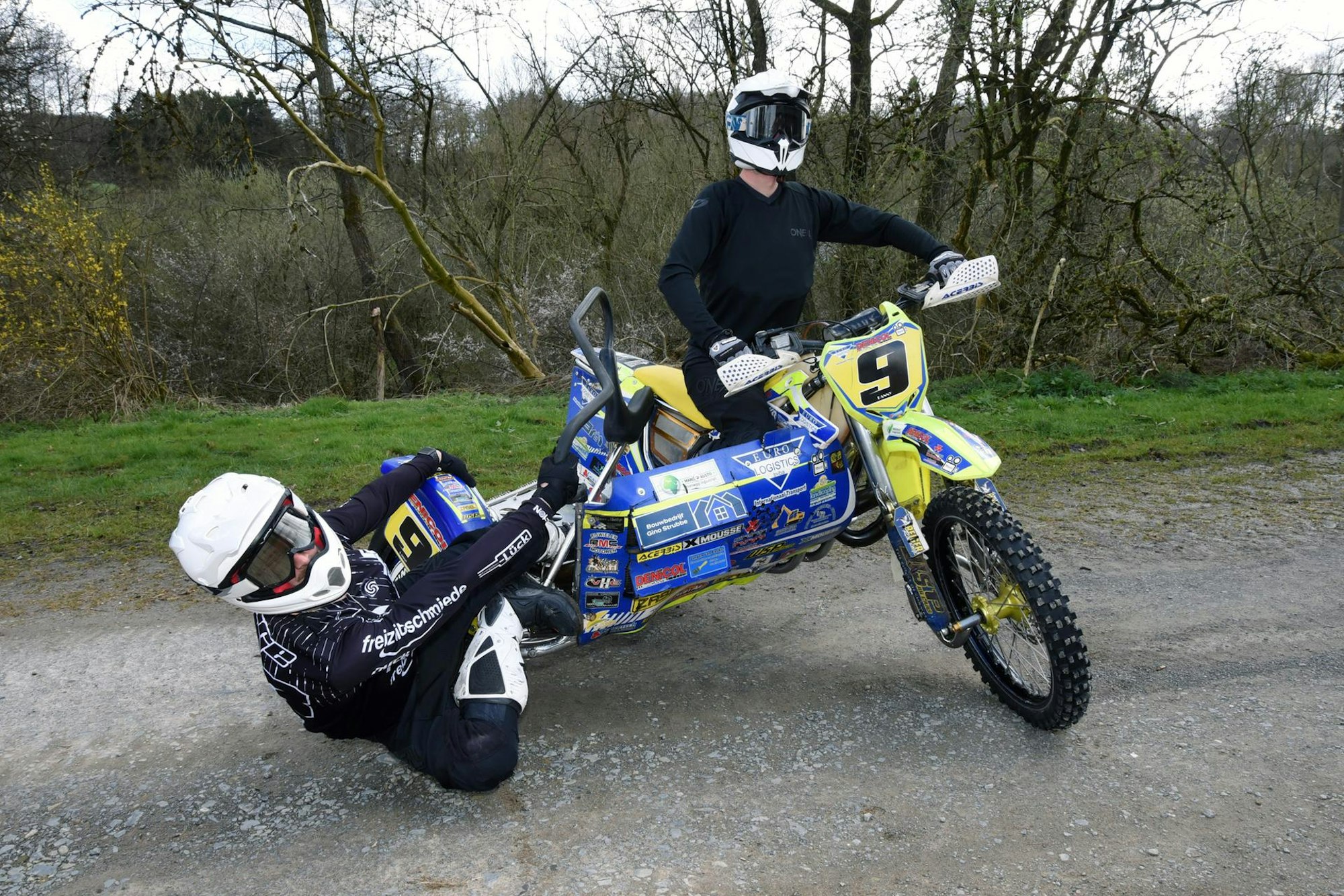 Tobias Lange und Robin Ohl in Aktion