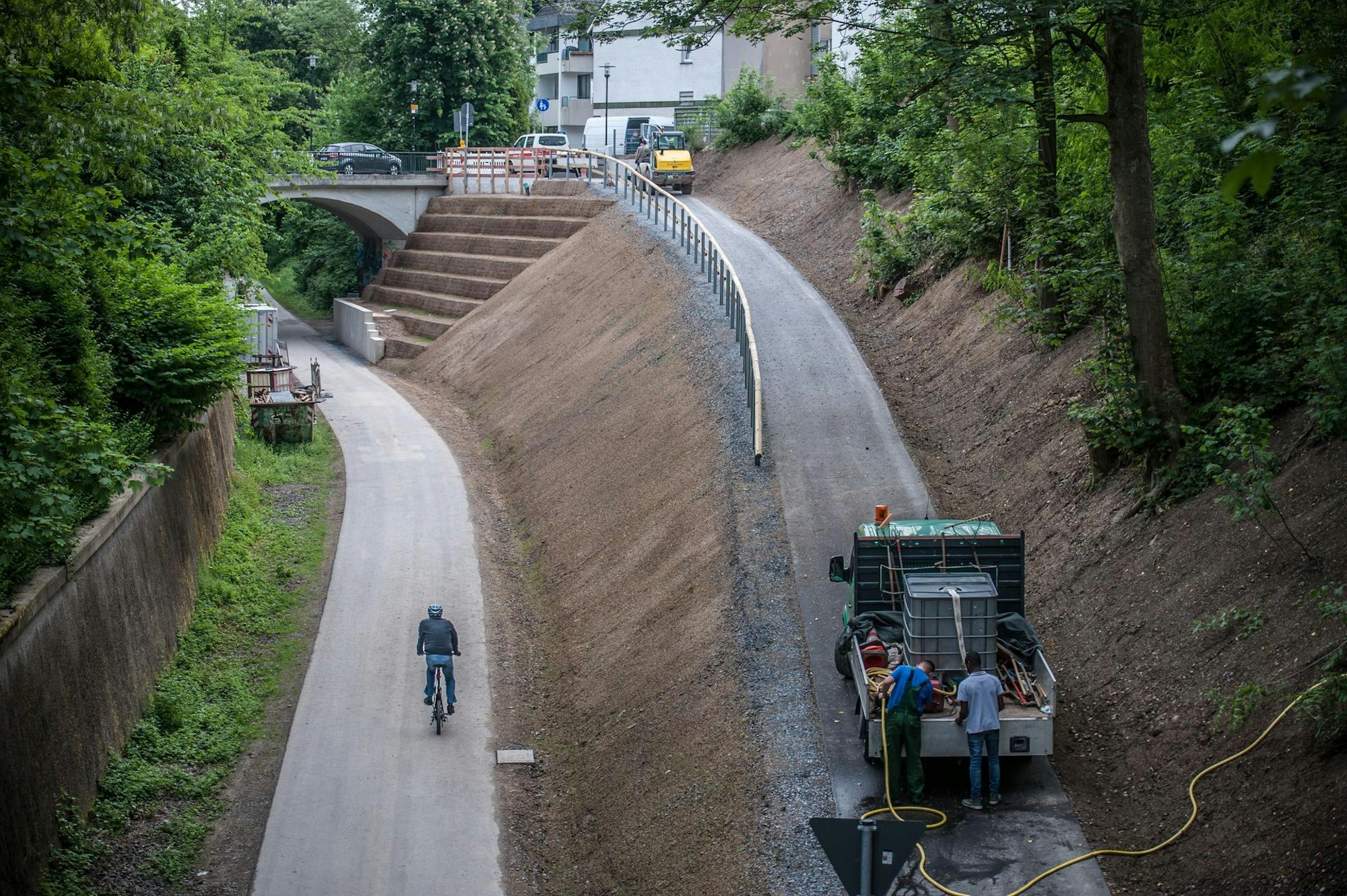 Balkantrasse Radrampe