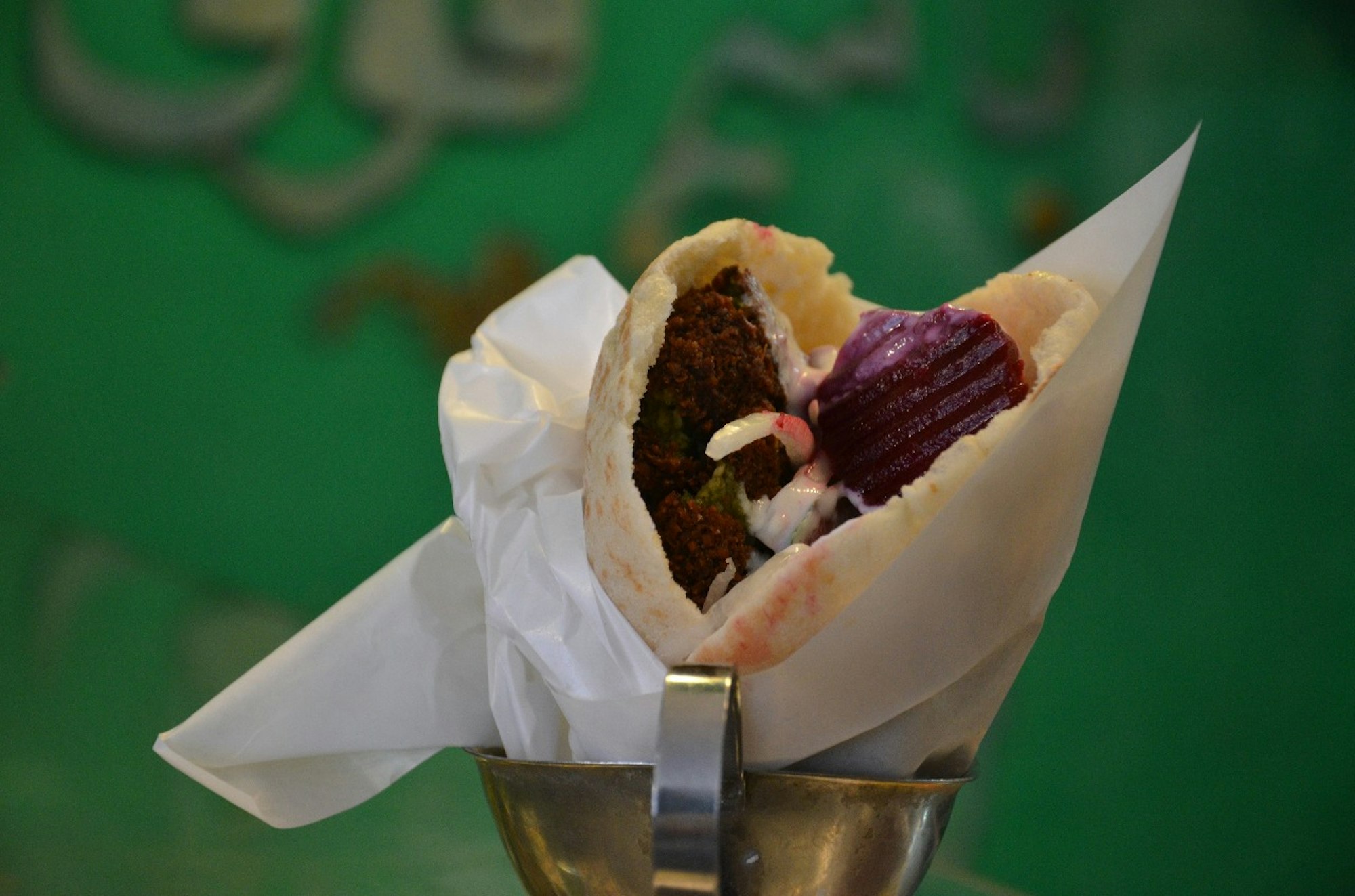 Falafel Berlin mit Rote Bete