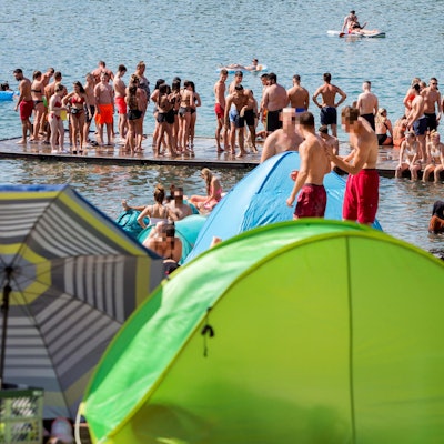 Hitze Fühlinger See Ansturm