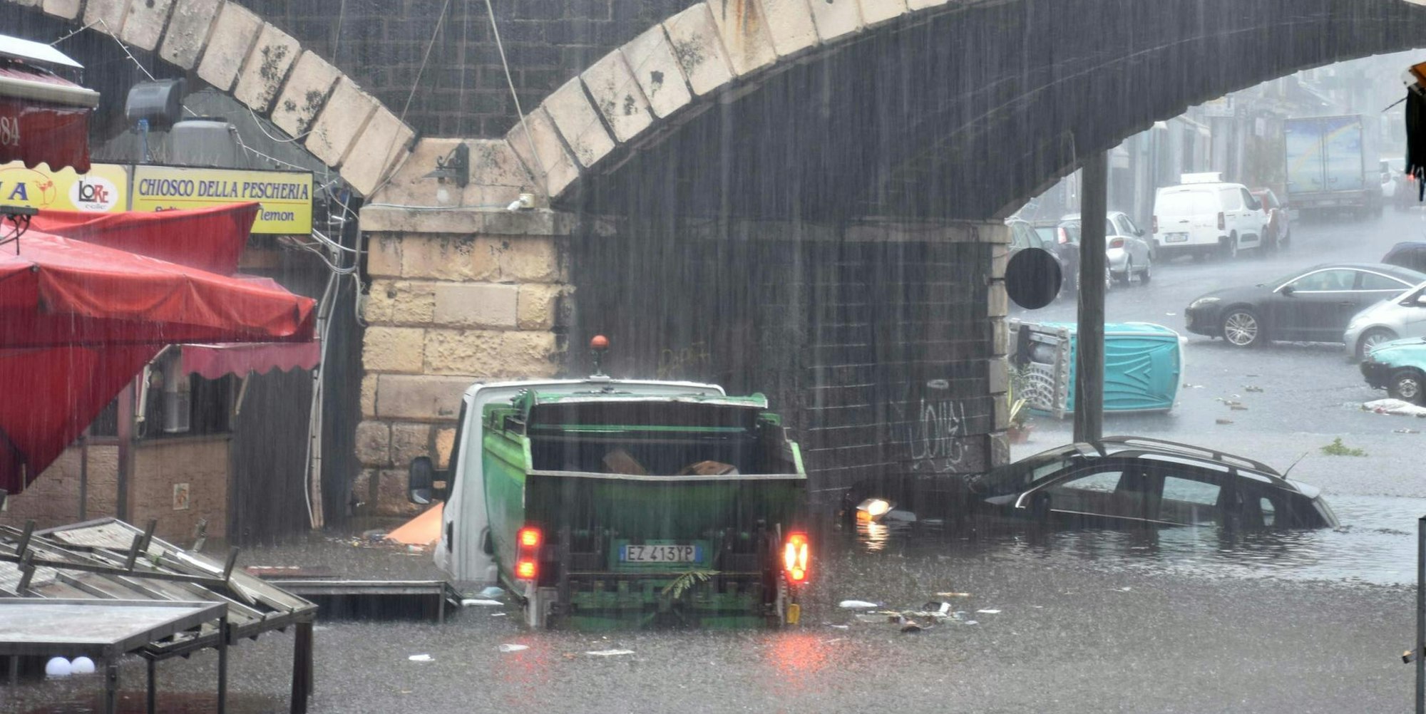 sizilien überschwemmung