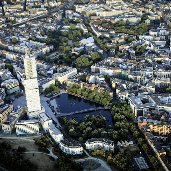 Mediapark von oben