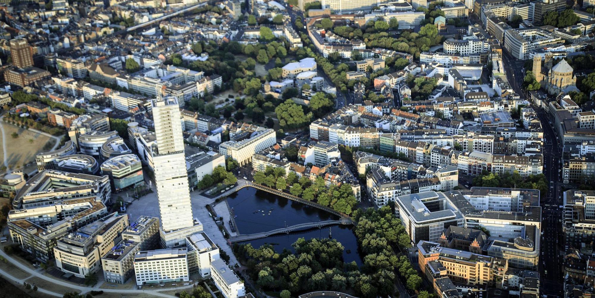 Mediapark von oben