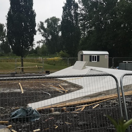 Wesseling-Skatepark-Bauarbeiten