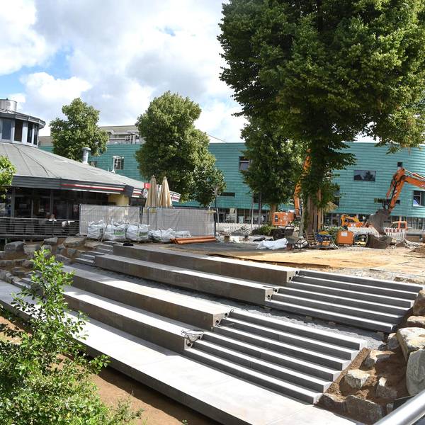 Bergheim Treppenanlage Erft Innenstadt