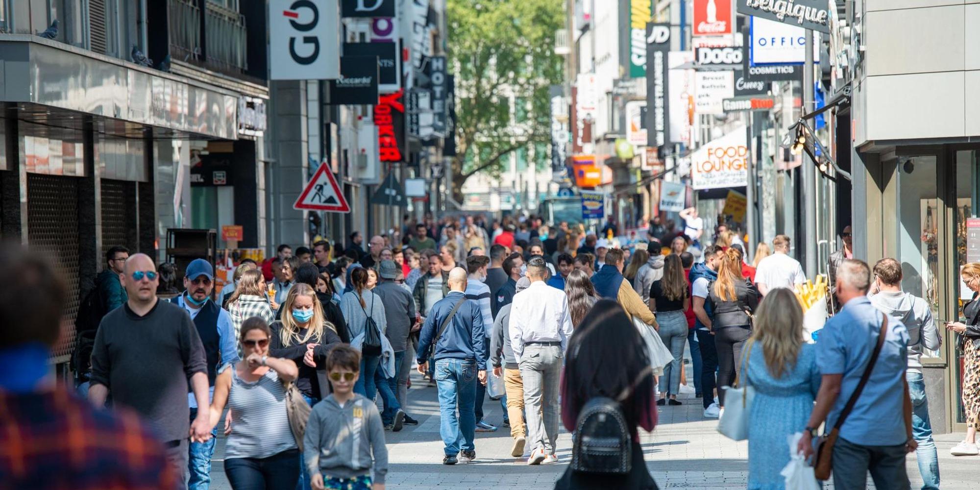 Hohe Straße Köln Corona-Shopping