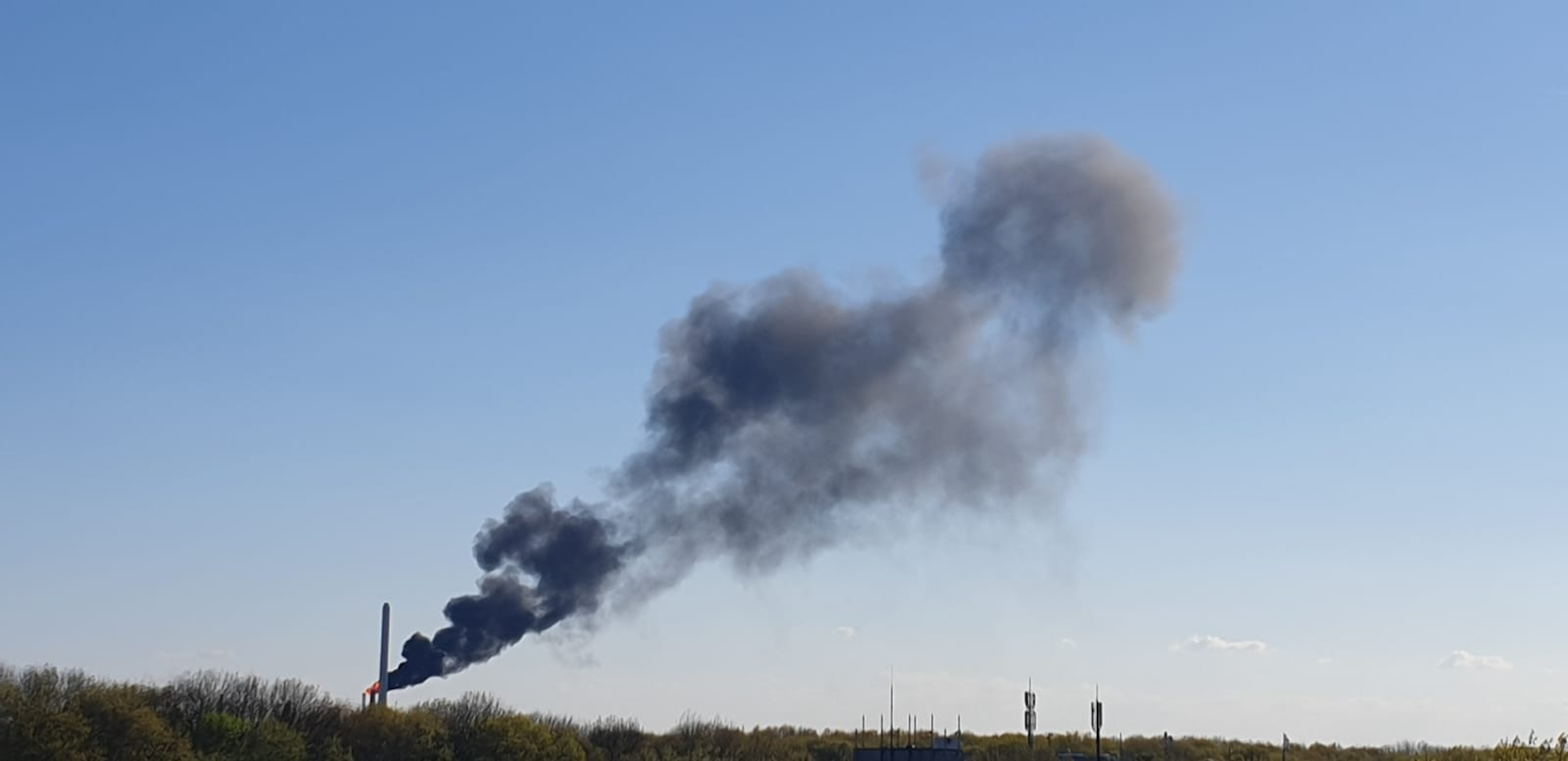 Rauchwolke Wesseling