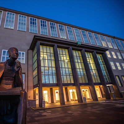 Der Haupteingang der Universität Köln.