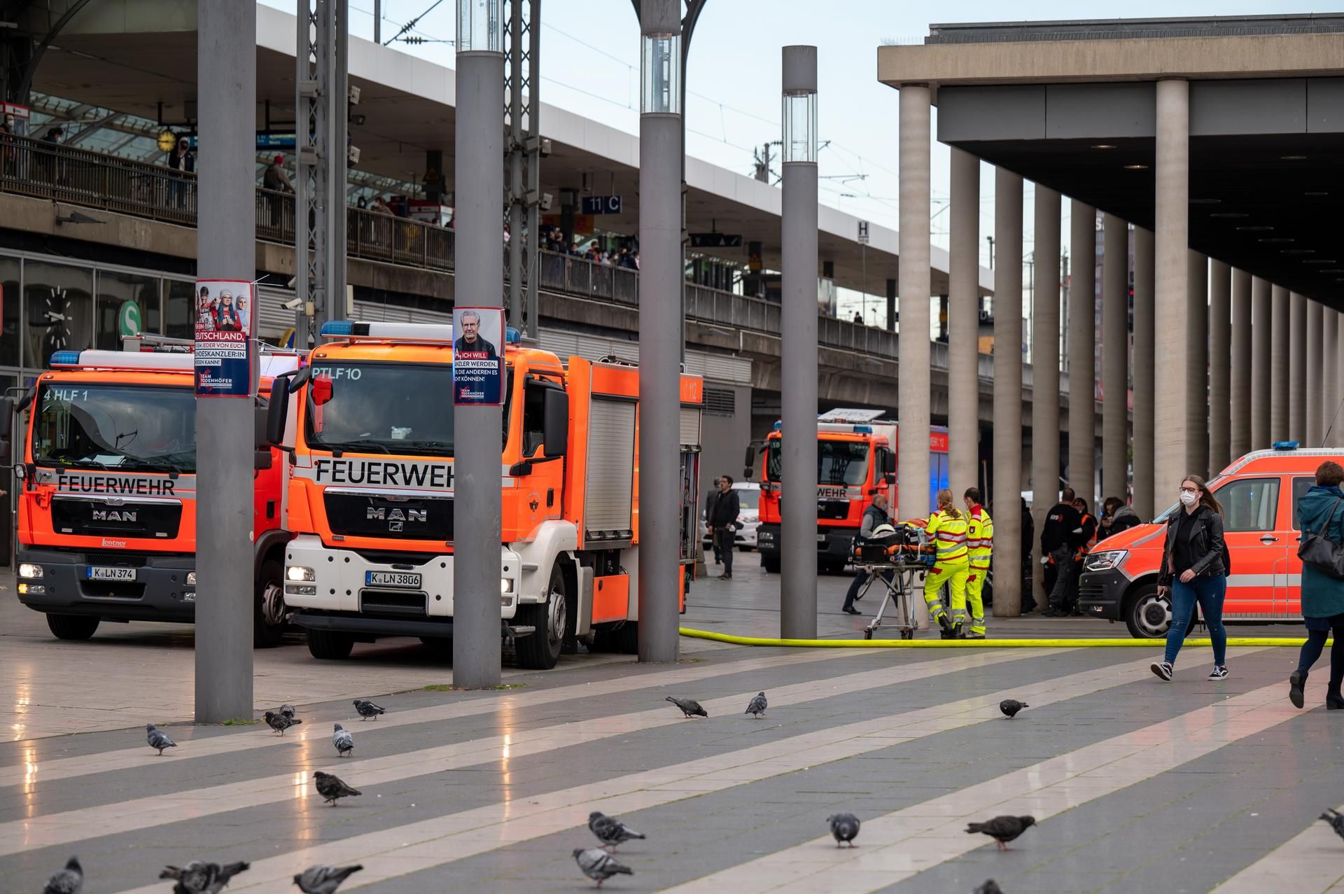 Feuerwehreinsatz hbf